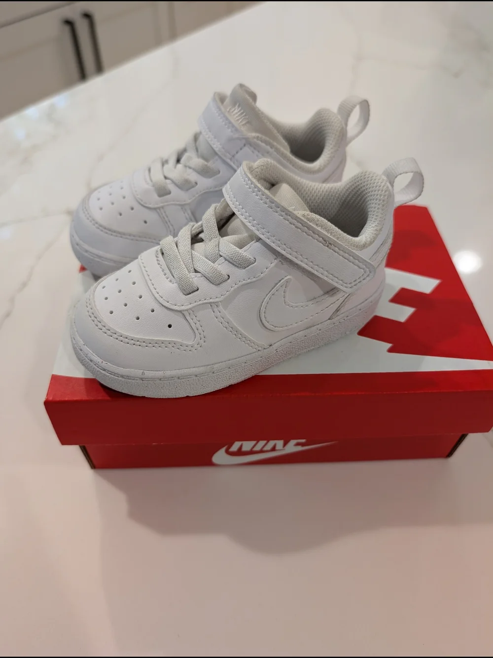 Nike White Toddler Court Borough Low Recraft Sneaker 6c